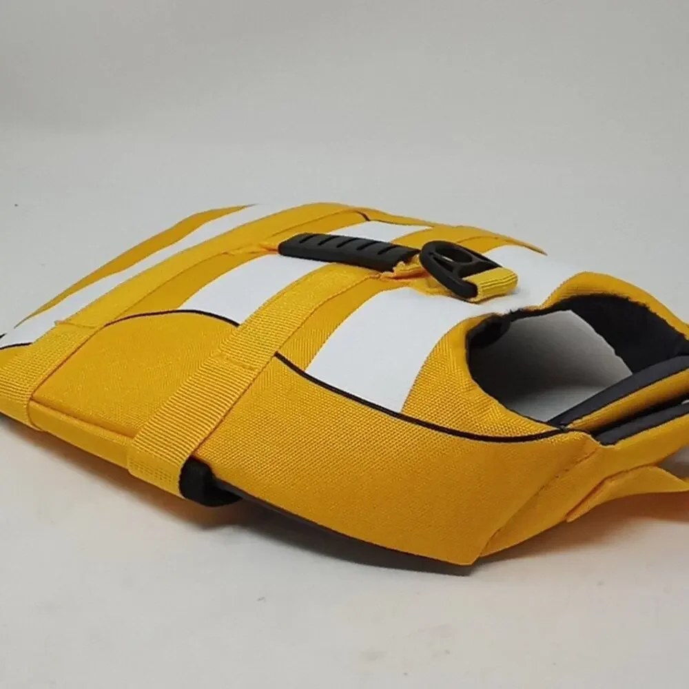 New Dog Life Jacket High Visibility Yellow & White Size XS